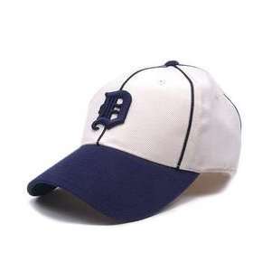  Detroit Tigers 1905 13 Cooperstown Fitted Cap   Cream/Navy 