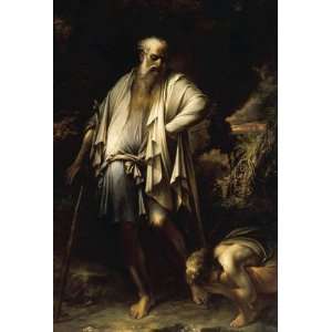  FRAMED oil paintings   Salvator Rosa   24 x 36 inches 