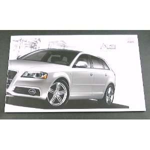  2009 09 Audi A3 SPORTBACK BROCHURE 2.0 T 3.2 S Everything 