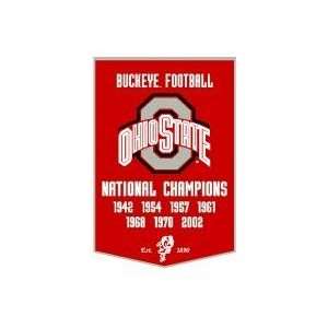    Ohio State Buckeyes 24x36 Dynasty Wool Banner