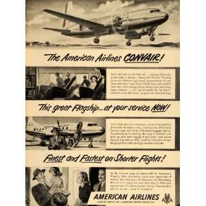  1948 Ad American Airlines Convair Flagship Airplane AA 