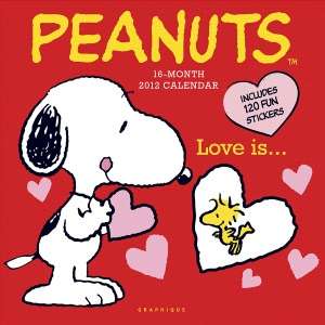   Peanuts Love Is Wall Calendar by N, Graphique de France  Calendar