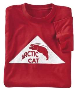 NWT 2012 ARCTIC CAT Retro Bear Cat T Shirt ~ Red ~ Large ~ 5229 904 