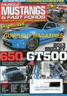   FORD 2012 TASCA FORD 2013 Shelby CAMARO 519HP STROKER 98 Mustang GT