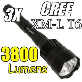 t6 led 3800lm flashlight 2 x ultrafire xsl 18650 2400mah 3 7v li ion 