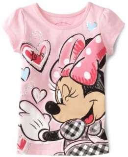 Disney Girls 4 6x Minnie Love Short Sleeve Tee Clothing