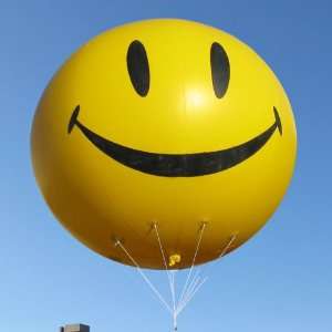  8 Foot Yellow Smile Face Printed Advertising Blimp 