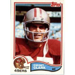  1982 Topps # 478 Dwight Clark San Francisco 49ers Football 