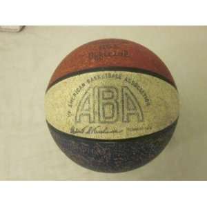 1972 73 ABA Game Used Basketball Robert S. Carlson Commissioner   NBA 