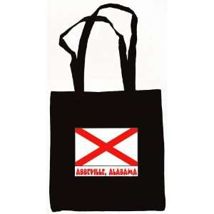  Abbeville Alabama Souvenir Tote Bag Black 
