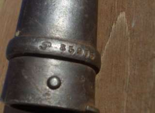 Vintage US Military Bayonet Metal Sheath Only M 1942 Pal ? 21  
