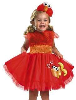 Girls Cute Elmo Dress Sesame Street Halloween Costume 039897248943 