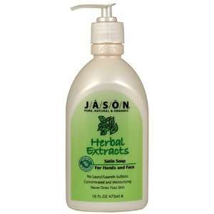    JASON Natural Cosmetics Herbal Liquid Satin Soap, 16 Ounces Beauty