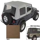 Xhd Replacement Soft Top W/Dr Skins Tinted Windows 88 95 Wrangler Jeep 