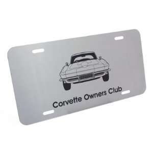  License Plate, Brushed Stainless Steel Automotive