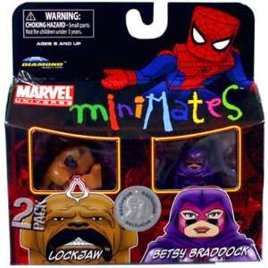   Exclusive Mini Figure 2Pack Lockjaw Betsy Braddock Toys & Games