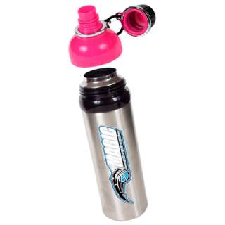 Orlando Magic 24oz Pink Wide Top Stainless Water Bottle  