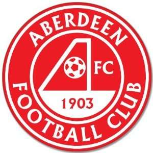  Aberdeen FC Scotland football soccer sticker 4 x 4 