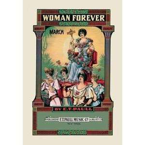  Vintage Art Woman Forever March   03387 8