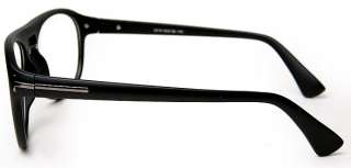 Vintage Retro 80s EyeGlasses Design MAT BLACK Frames  