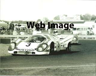  Racing Photo 8 X 10 1970 Daytona 24 Hours Salzburg Porsche 917K  