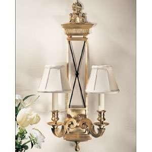  Wall Sconce With Lions And Flame Motif