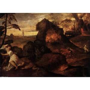     Titian   Tiziano Vecelli   24 x 18 inches   Orpheus and Eurydice