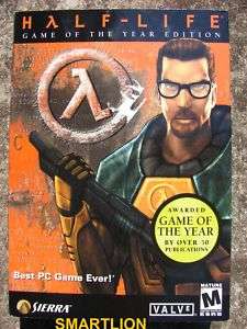Half Life (Game of the Year Edition) PC Game NEW SEALED 002062670863 