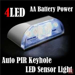 LED Auto PIR Sensor Light Lamp AA Battery Power  