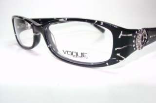 VOGUE EYEGLASSES VO 2535 BLACK W/CRYSTALS NEW AND AUTH  
