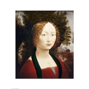  Ginevra de Benci   Poster by Leonardo Da Vinci (18x24 