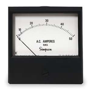    Simpson 2153 0 50 Aac 3.5 Simp Analog Panel Meter