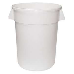   Purpose Trash Can w/ 32 Gallon Capacity, White