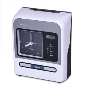  Monthly Employee Attendance Punch Digital Time Clock White 