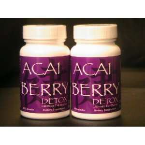  Acai Berry Detox Ultimate Fat Burner Weight Loss 60 Caps 