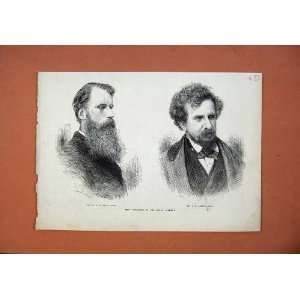   Royal Academy Associates 1873 Davis Barlow Men Print