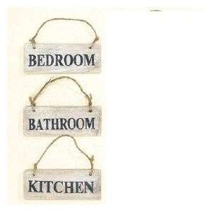  Nantucket Style Weathered Wood Room Signs