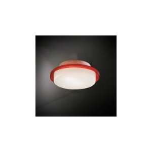  Eurofase 14674 013 Logen 2 Light Flush Mount in Red,