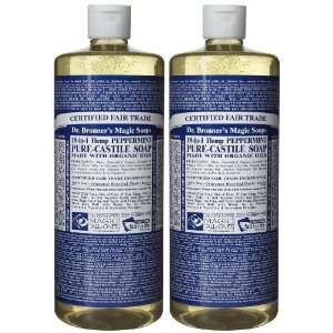  Dr. Bronners Organic Castile Liquid Soap Peppermint Oil 