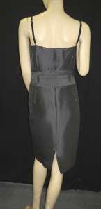 NWT Antonio Berardi Gray Lace Patch Dress 46 $2778  
