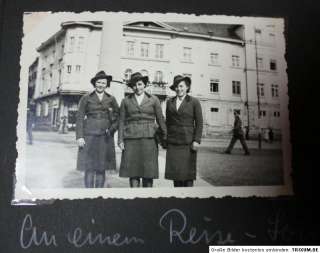 WWII WW2 GERMAN BDM GIRLS LEATHER ALBUM+88 PHOTOS Mein Arbeitsdienst 