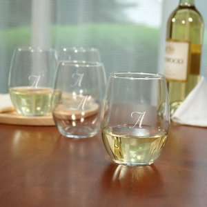  Stemless Wine Glasses (Set of 4)