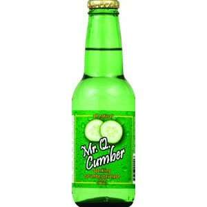 Mr Q Cumber Cucumber Soda 7.0 OZ (case of 24)  Grocery 