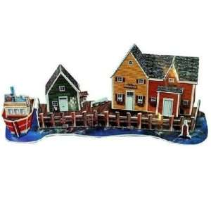  3d Puzzles Fancy Toy Creative Diy Cabin Manual Model Toys 
