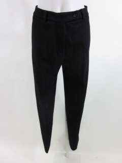 AUTH PRADA Black Wool Pleated Slacks Pants Size 38  