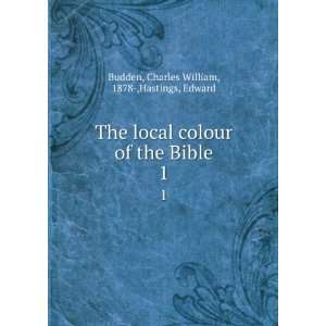  colour of the Bible, Charles William Hastings, Edward, Budden Books