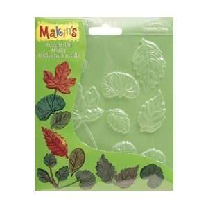  Makins Clay Push Molds Leaves M390 1; 3 Items/Order