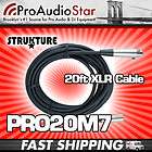 Strukture Pro20M7 20ft XLR Cable High Performanc​e Audio