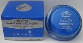 HYDROXATONE AM/PM Anti Wrinkle Complex 1oz NIB SPF 15  