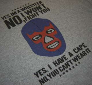 LUCHA LIBRE Funny Cool New Mexican Wrestling T shirt  